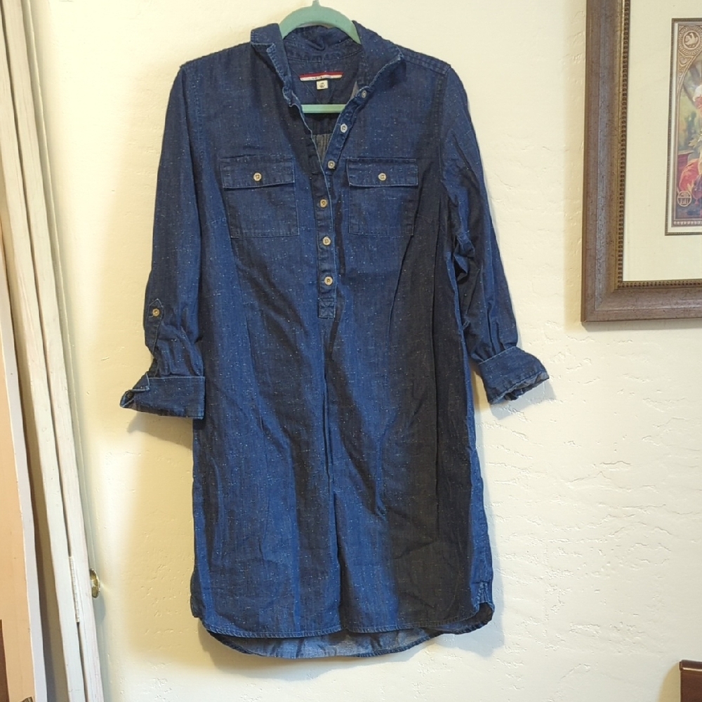 Tommy Hilfiger Dark Blue Long Sleeve Dress